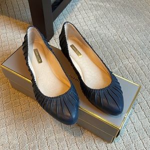 Louise et Cie navy ballet flats